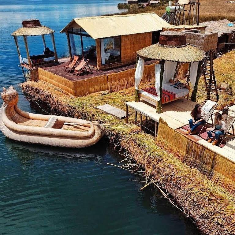 Villa Uros Caminos Del Titicaca Peru Puno Exterior foto