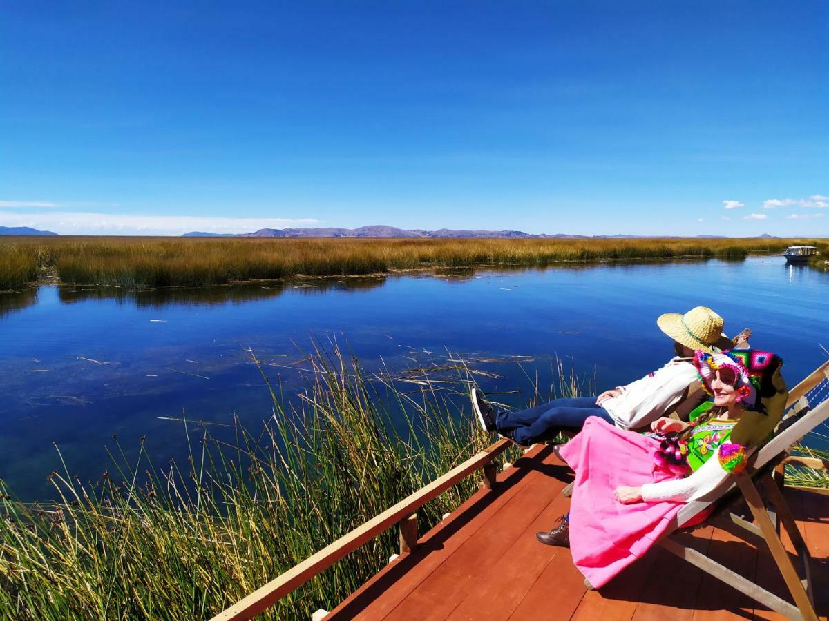 Villa Uros Caminos Del Titicaca Peru Puno Exterior foto